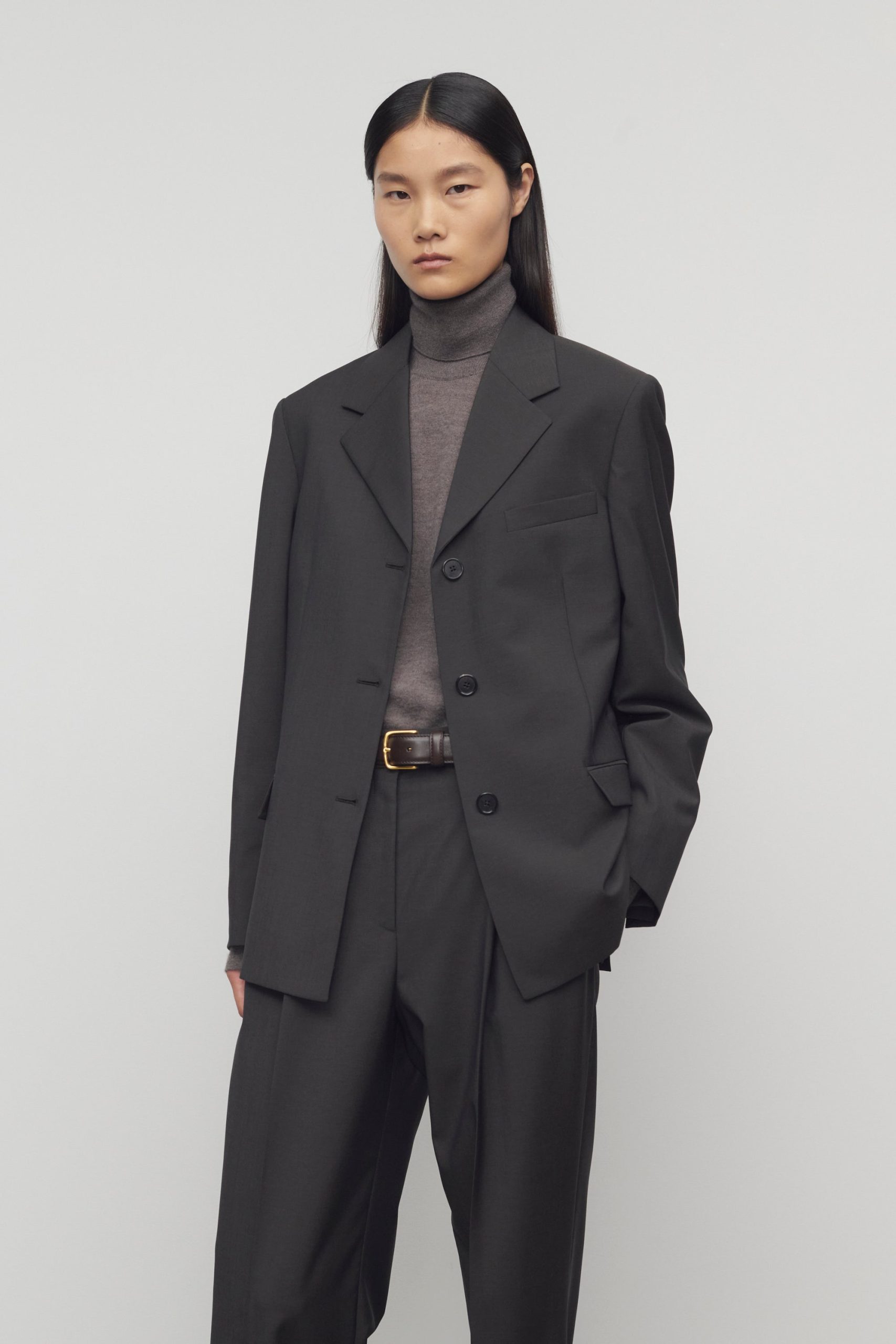 Faelan Jacket in Virgin Wool and Mohair - Image 3