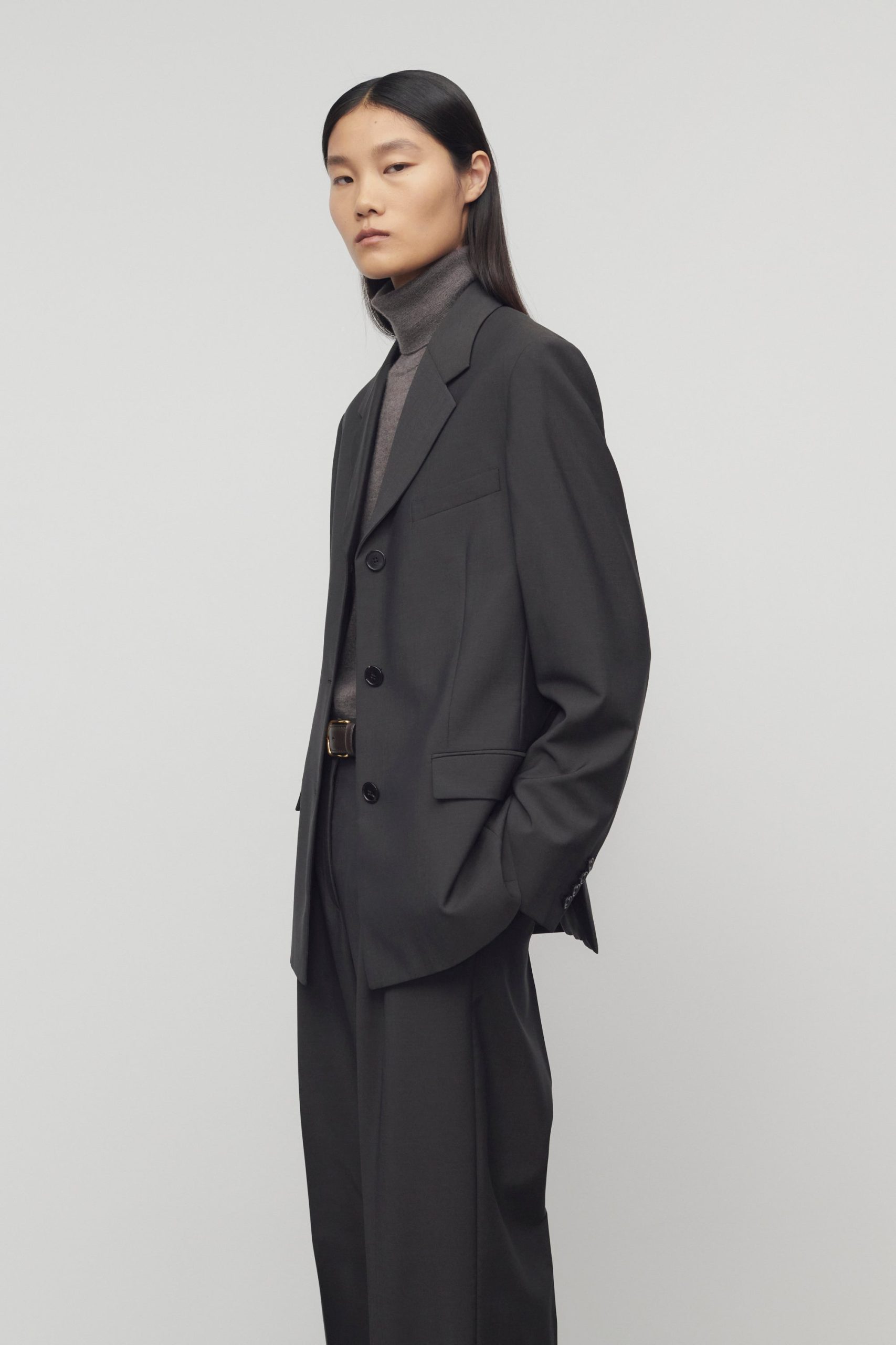 Faelan Jacket in Virgin Wool and Mohair - Image 4