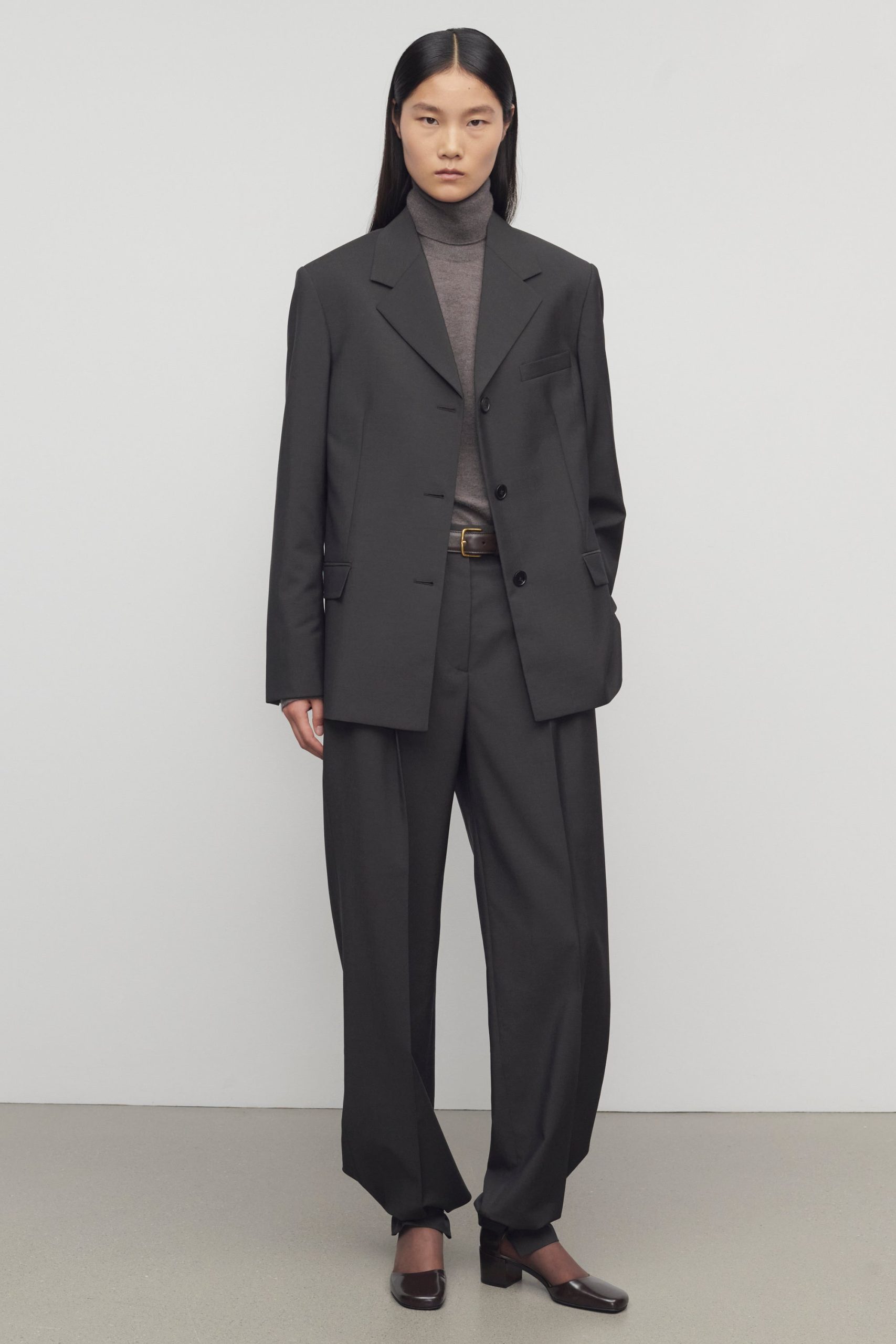 Mikkela Pant in Virgin Wool and Mohair - Image 3