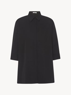 Elada Shirt in Viscose and Wool