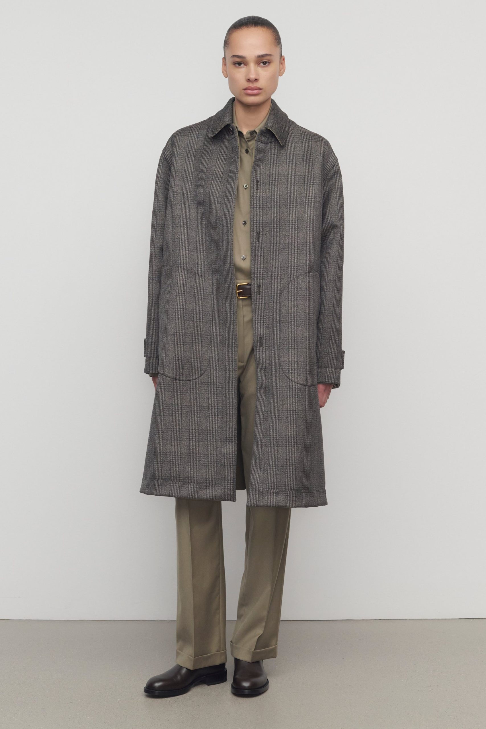 Palomar Coat in Virgin Wool and Silk - Image 3