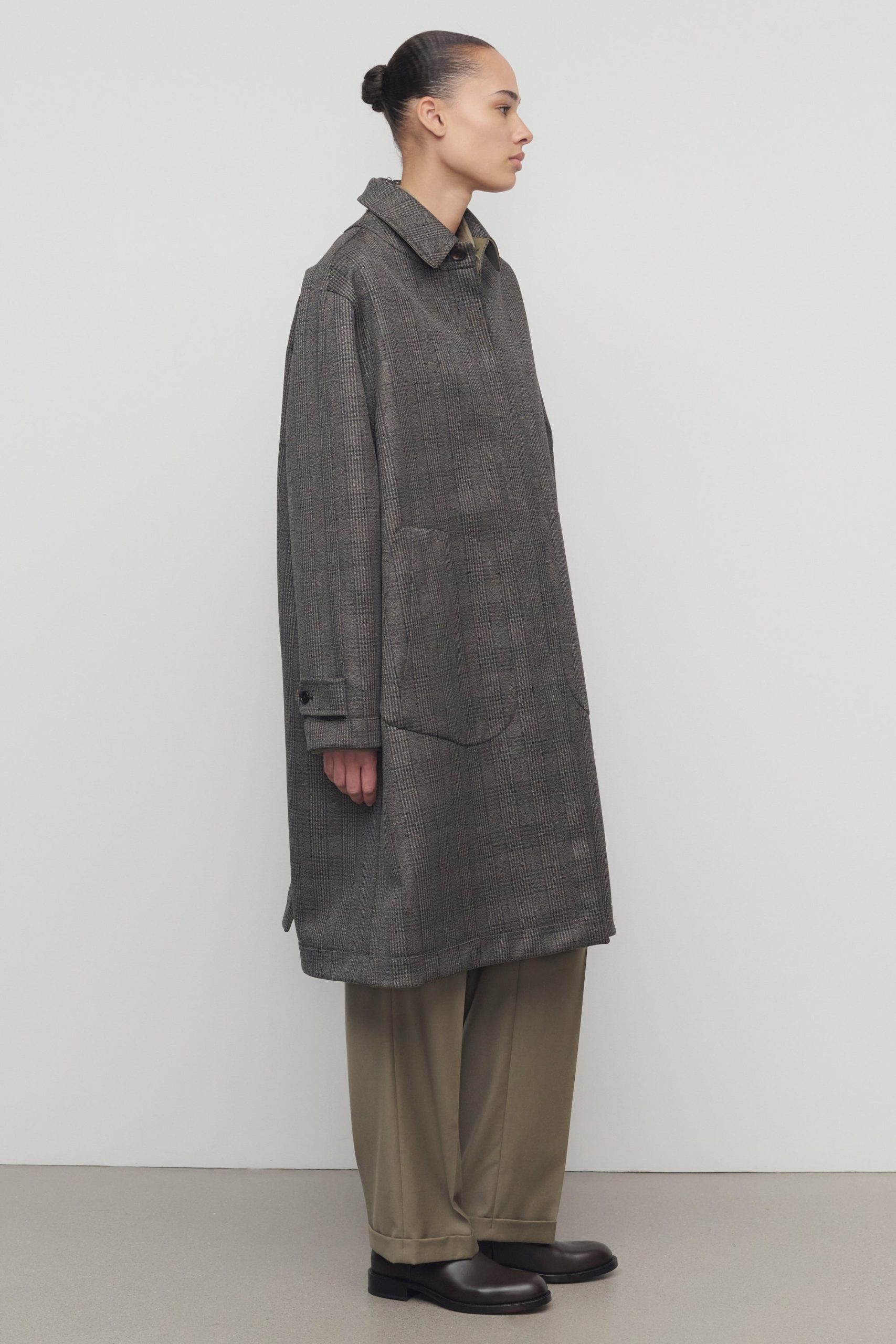 Palomar Coat in Virgin Wool and Silk - Image 4
