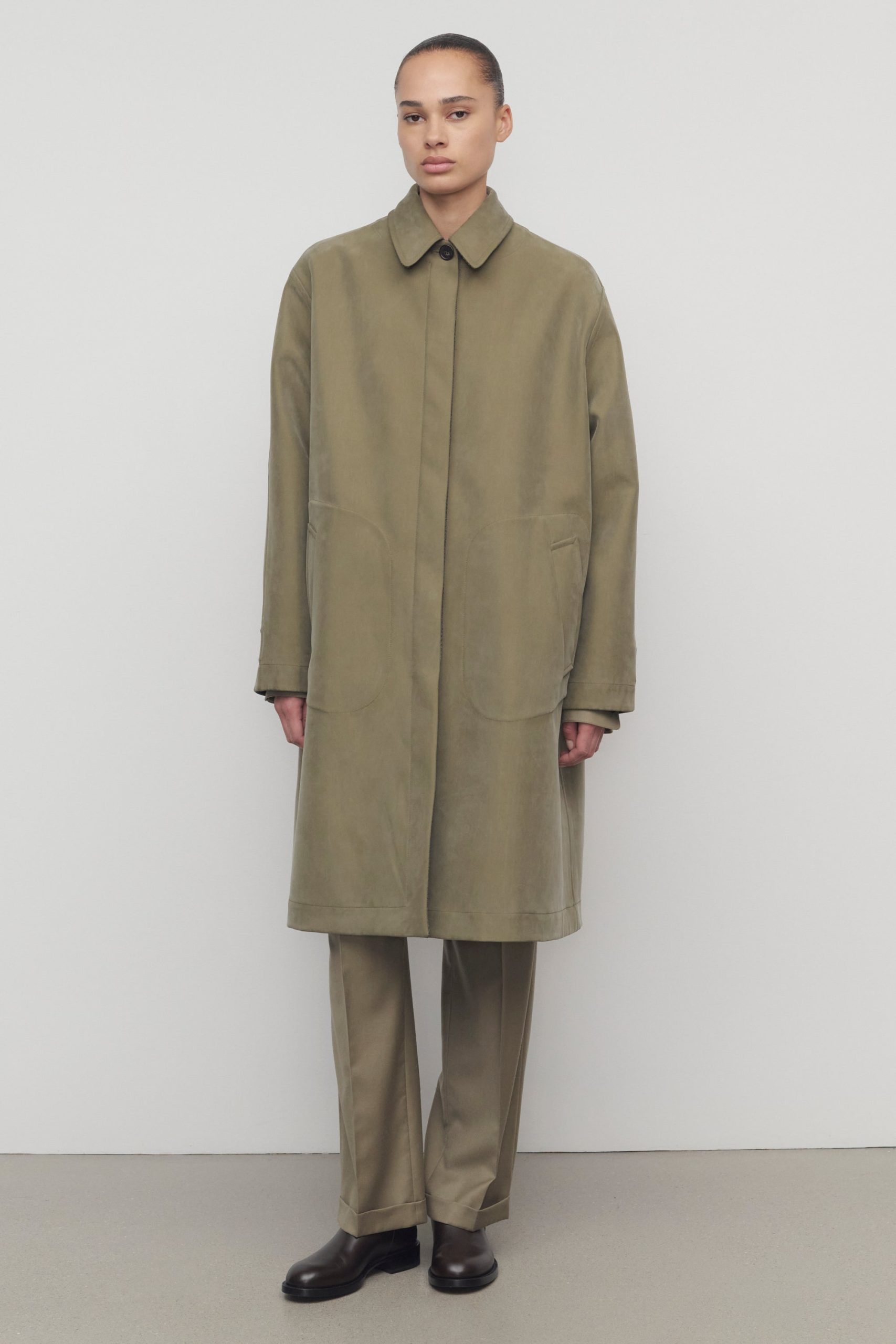 Palomar Coat in Virgin Wool and Silk - Image 6