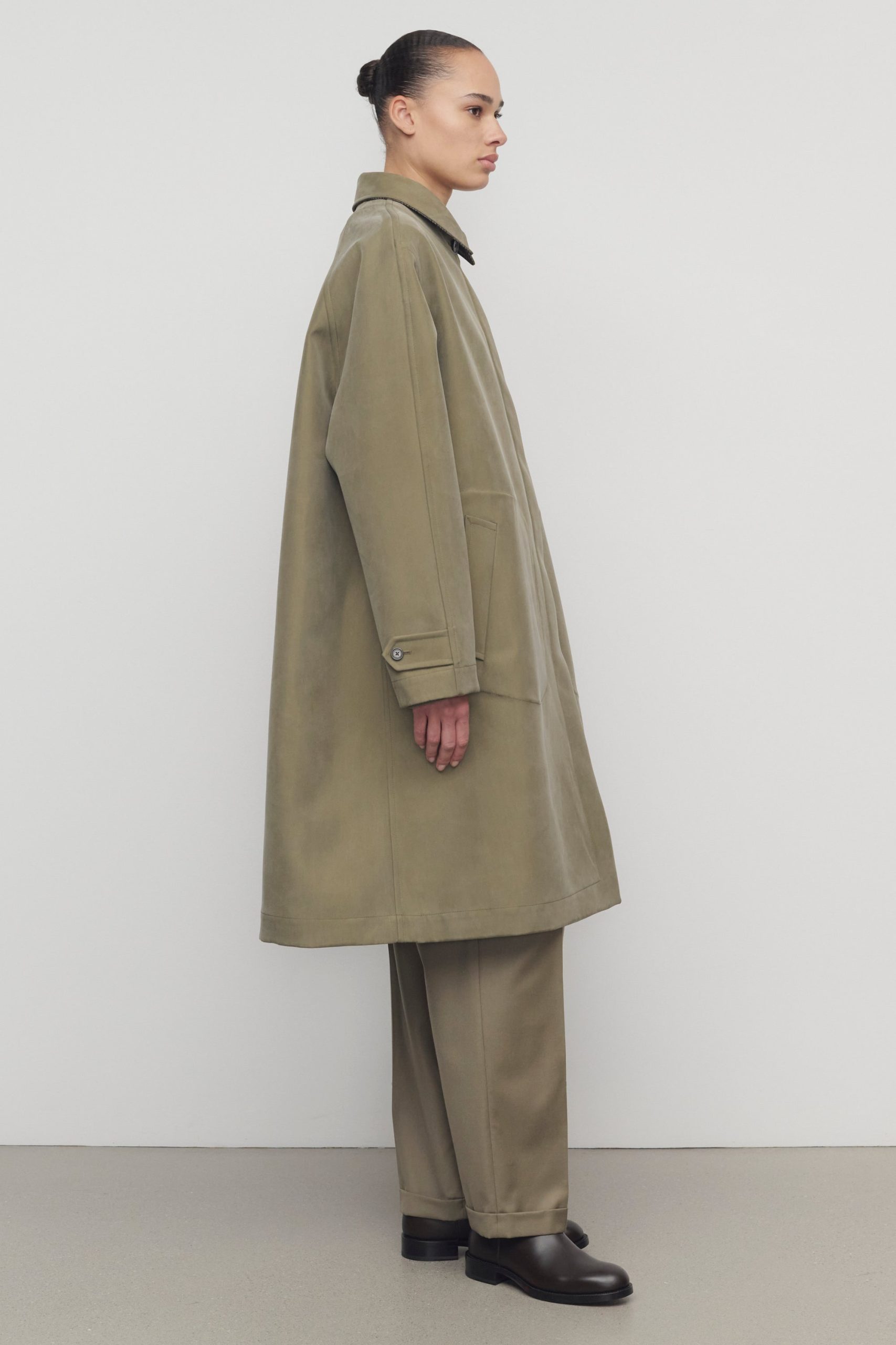 Palomar Coat in Virgin Wool and Silk - Image 7