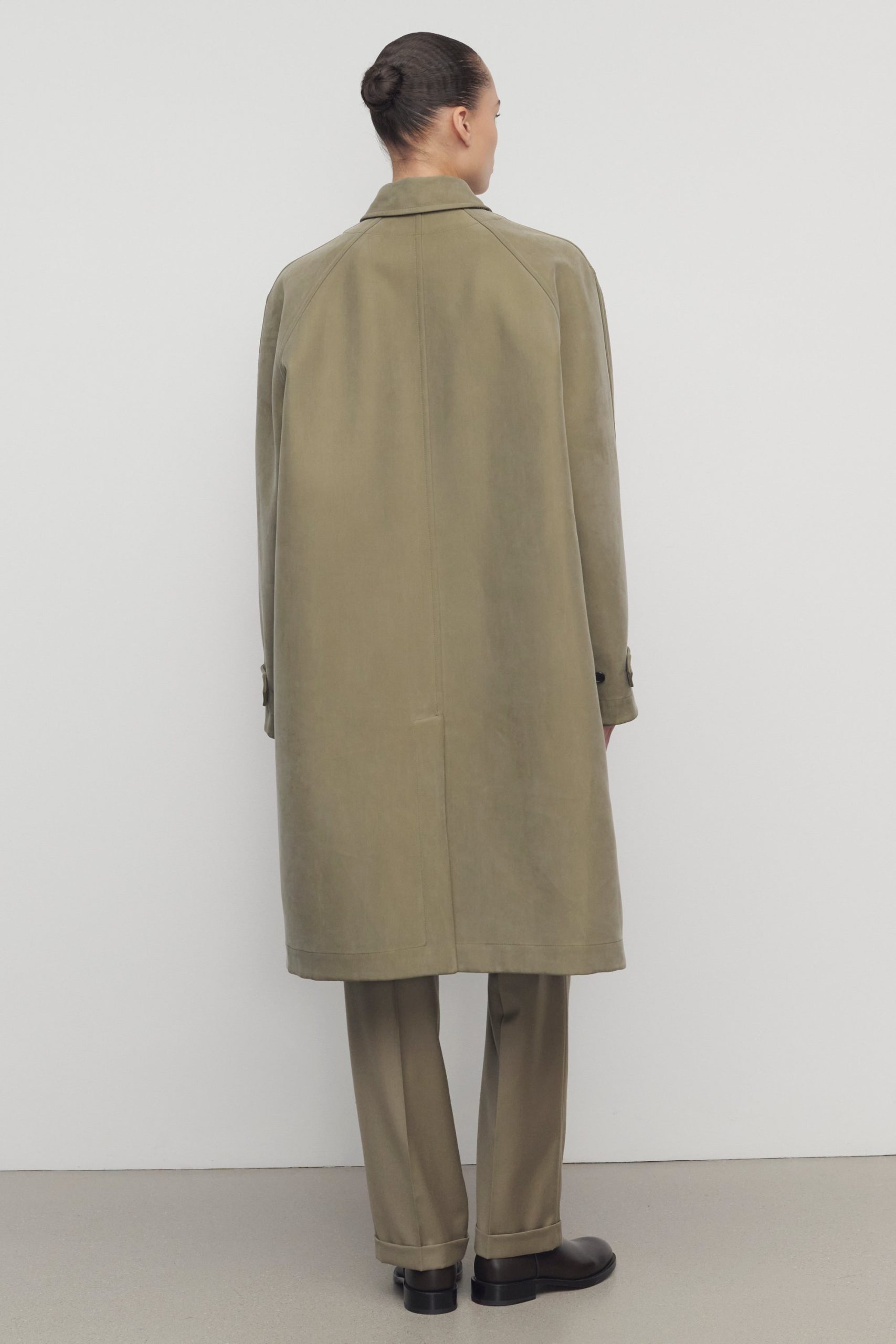 Palomar Coat in Virgin Wool and Silk - Image 8