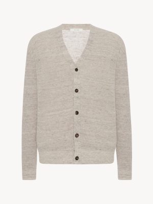 Leopold Cardigan in Cotton and Linen
