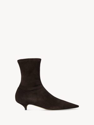 Liisa Kitten Boot in Suede