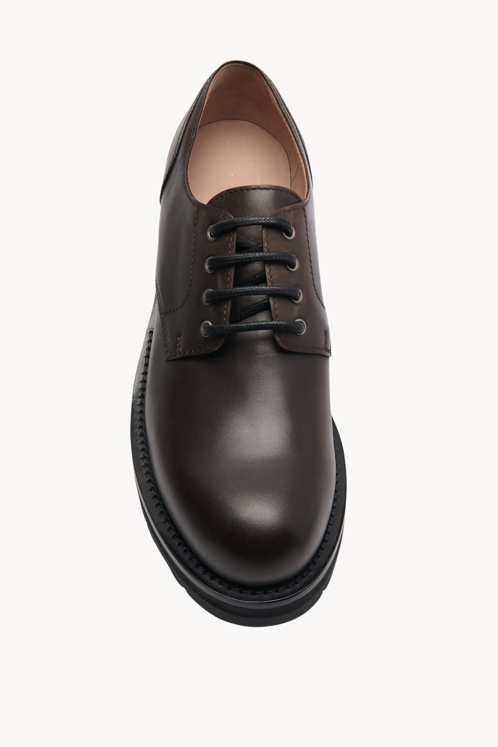 Derby Lug Sole Shoe in Leather - Image 3