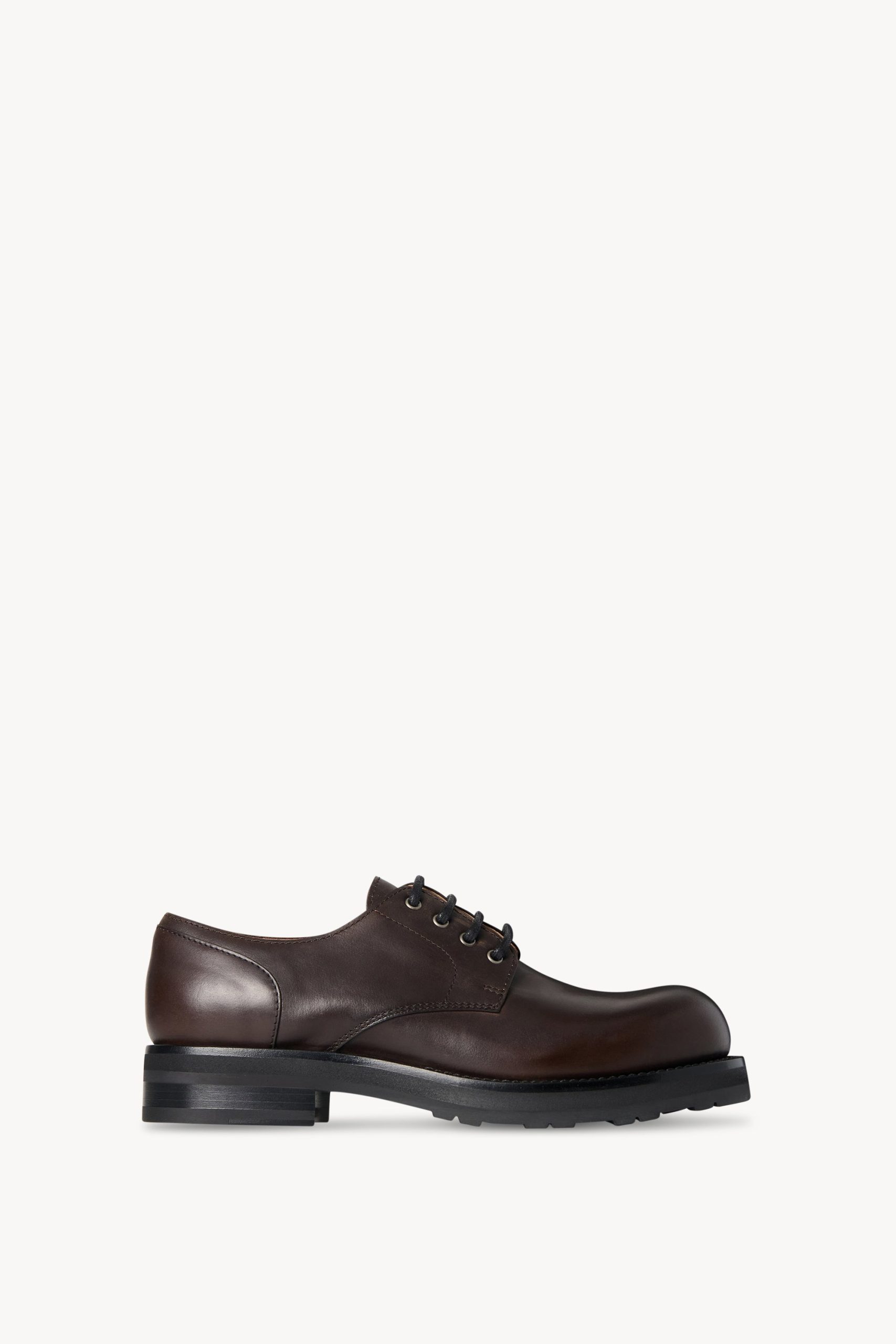 Derby Lug Sole Shoe in Leather