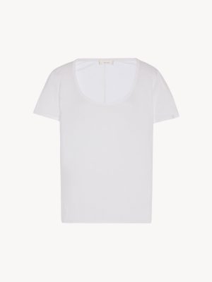 Stilton T-Shirt in Modal and Silk